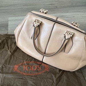Beige Leather Handbag | Tod's Handle Bag